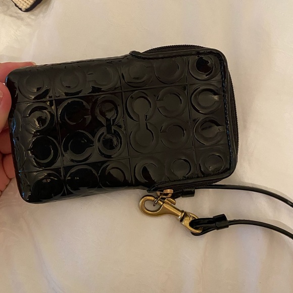 Coach Handbags - Coach black wristlet